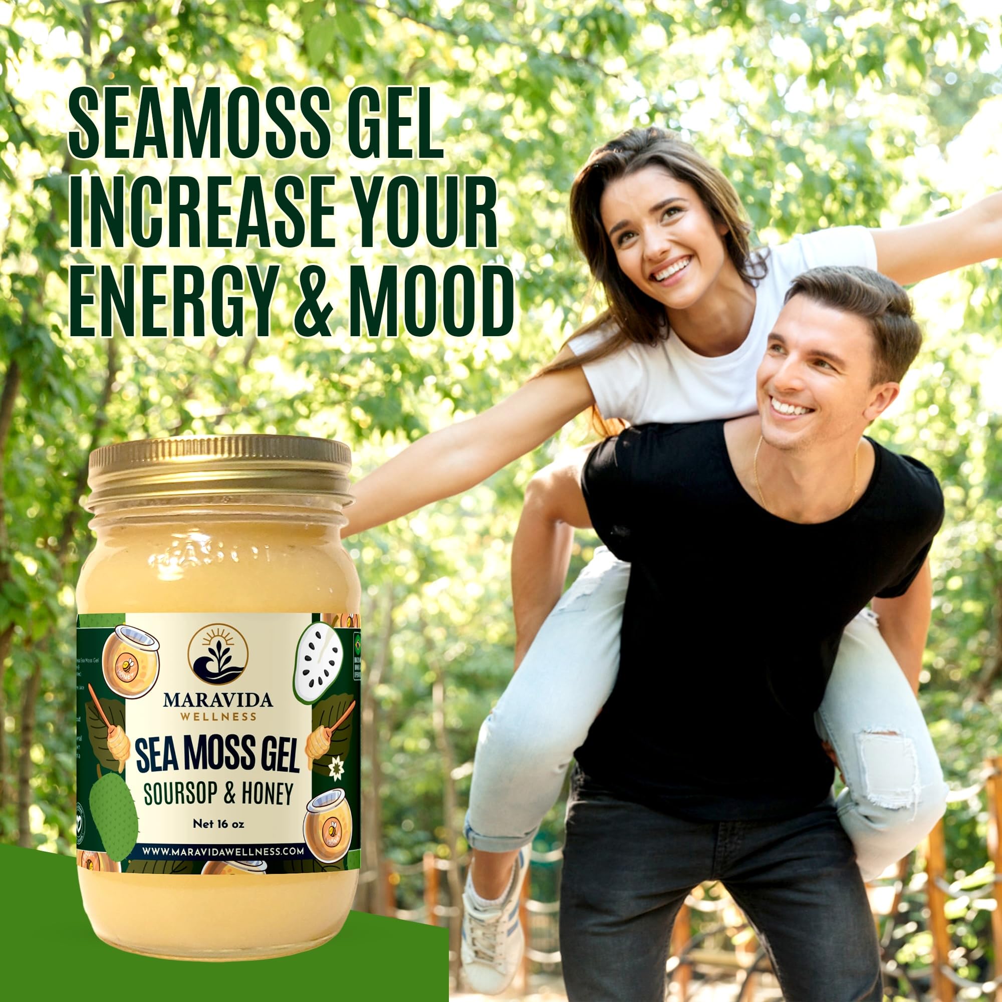 Amazon.com: Sea Moss Gel with Soursop & Honey, Natural Wellness